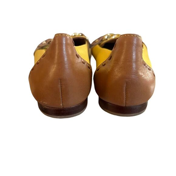 RARE 90'S Y2K JUICY COUTURE CHARM CHAIN SATIN LOAFERS SZ. 6 1/2-7 EUC - Picture 5 of 8